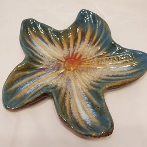 Vintage Jamaica Ceramic Starfish Shaped Ashtray/Trinket Bowl